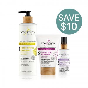 Skin Compost 3 Step Skincare System With Exfoliator - Eco By Sonya Driver